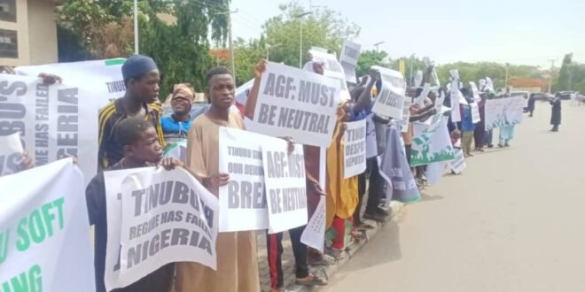Protests erupted at an Abuja court over a move to deregister an opposition party