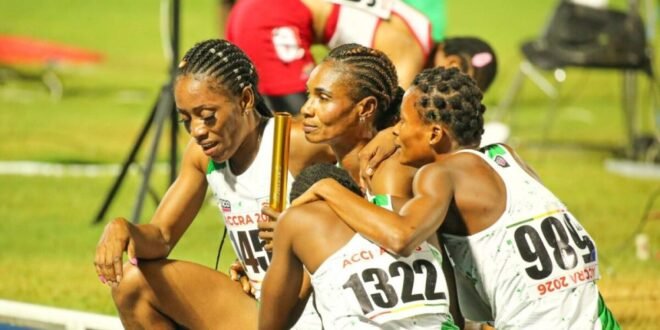 Team Nigeria secures women’s 4x400m relay gold in Accra