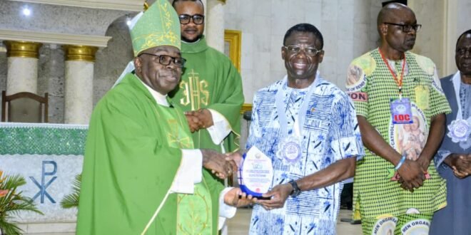 The Catholic Church honors DG NIS Shuaibu
