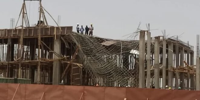 Three people injured in Zaria mosque collapse