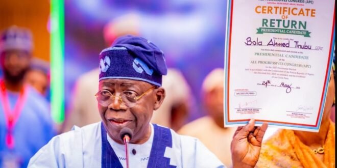 Tinubu’s declared figure of…- TheConclaveNg