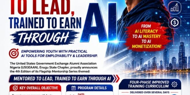 USGEAAN Enugu presents the 4th Mentoring Series on Artificial Intelligence Skills Development