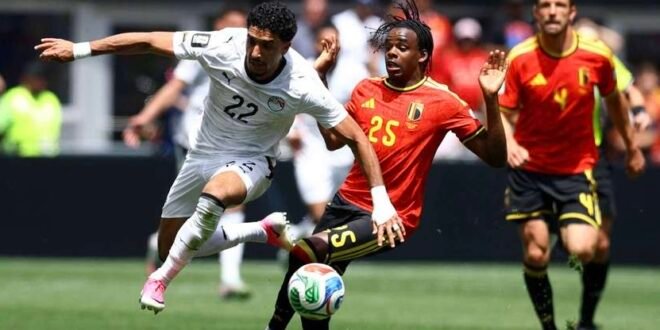 Egypt draws 1-1 with Belgium in World Cup opening match