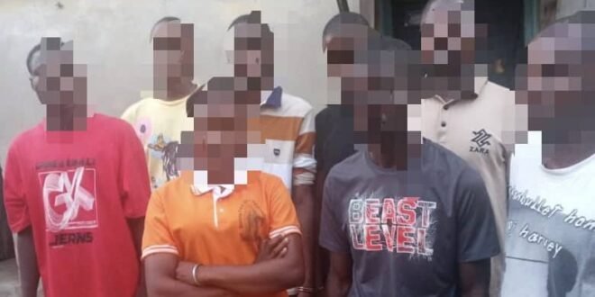 Eight foreigners arrested for faked kidnapping and ransom scam in Ogun
