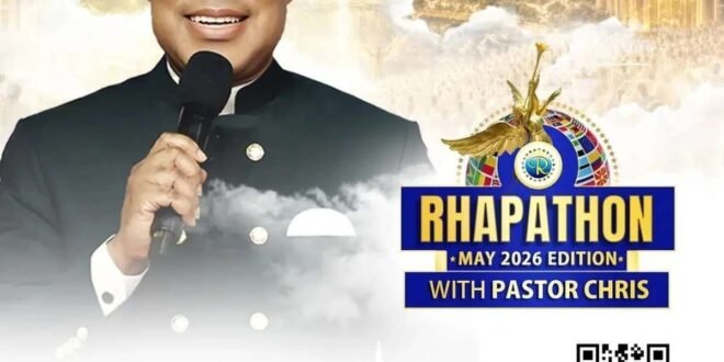 Global Rhapathon 2026 with Pastor Chris ready to ignite the race to reach the last man