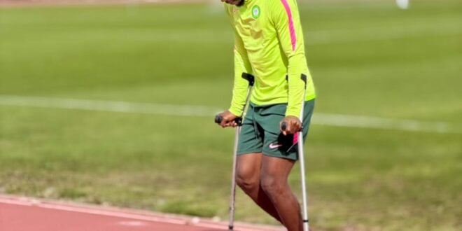 Igho Ogbu suffers suspected Achilles tendon injury during Super Eagles training