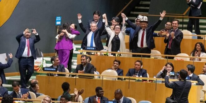 Kyrgyzstan wins a seat on the UN Security Council for the first time