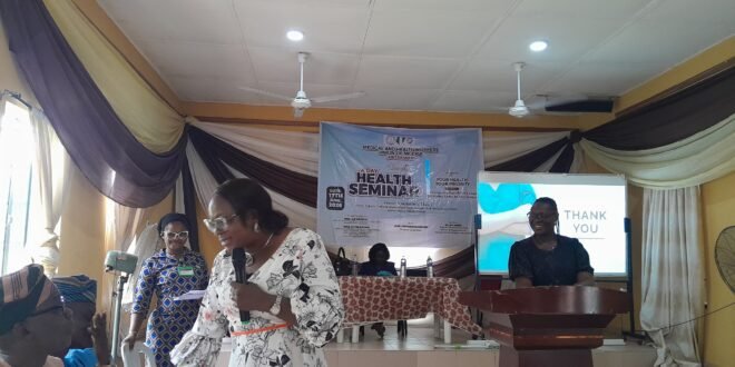 MHWUN’s Aro branch holds a health seminar and conducts free tests for 200 participants