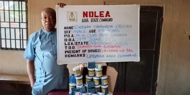 NDLEA arrested 2 grandfathers who supplied drugs to secondary school students