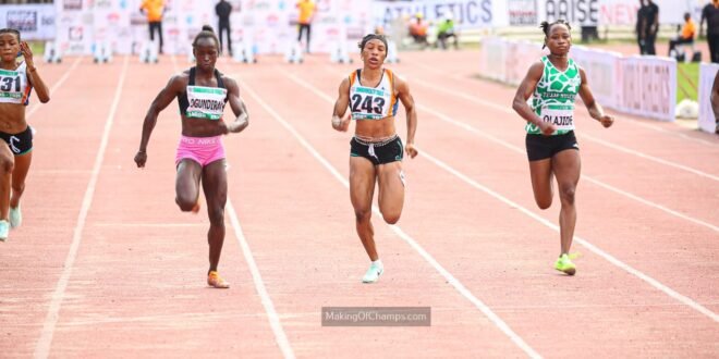 Ogundiran emerges Nigerian women’s 100m champion, while Chukwuebuka wins record fifth shot put title