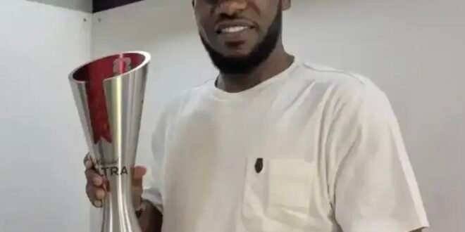 Okocha receives FIFA Man of the Match award 28 years after Super Eagles’ spectacular victory against Spain