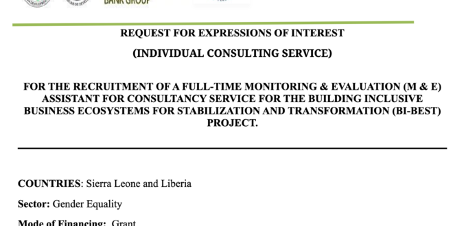 RECRUITMENT OF A FULL-TIME MONITORING