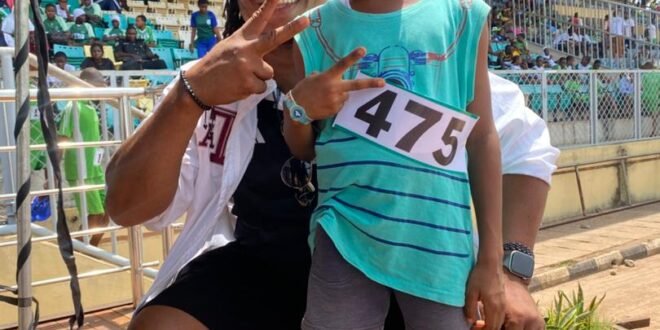 RIYE U-15 ATHLETICS CIRCUIT: Henry Awoyo, 7, and Imisioluwa Quadri steal the show in Sagamu