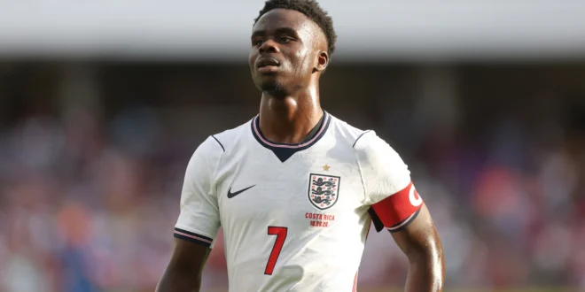 Saka will not start against Ghana: Tuchel