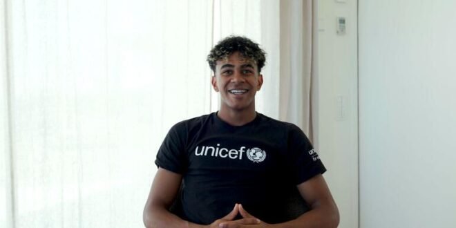 Spanish prodigy Lamine Yamal was appointed UN Goodwill Ambassador on the opening day of the World Cup