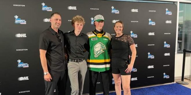 The London Knights’ first-round pick is already part of the family – London
