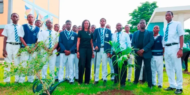 The UBA Foundation plants trees in Lagos schools