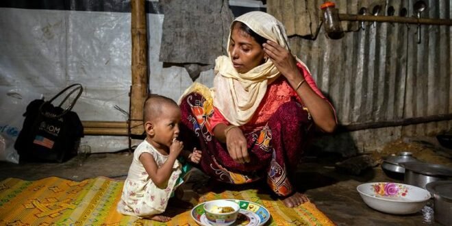 The UN urges the world not to forget Rohingya refugees as aid cuts threaten vital aid