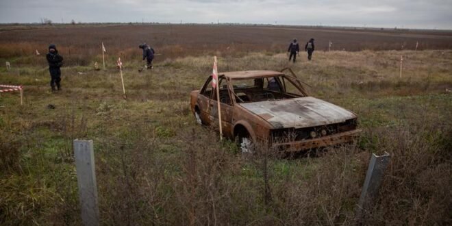 Thousands of people trapped in southern Ukraine are struggling to survive