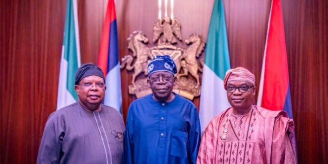 Tinubu swears in Tegbe, Enikanolaiye as minister