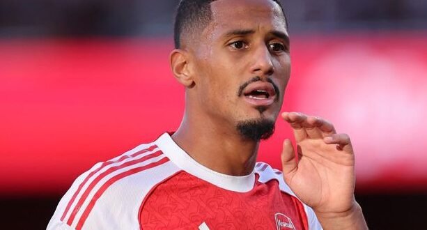 Arsenal rule out surgery on injured Saliba