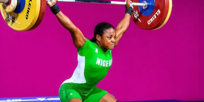 BREAKING: Lawal breaks Commonwealth Games record and wins Nigeria’s sixth gold in Glasgow