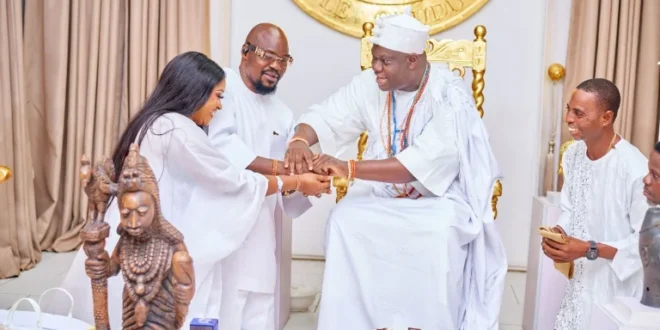 Baba Ijesha said the Ooni of Ife gave him a new car, gifts, chieftaincy title after the birth of his son