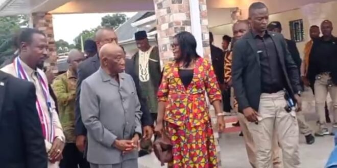 Boakai Dedicates Projects in Grand Bassa Ahead of July 26