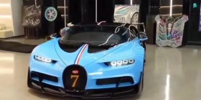 Burnaboy acquires the world’s first wide-body Buggati Chiron