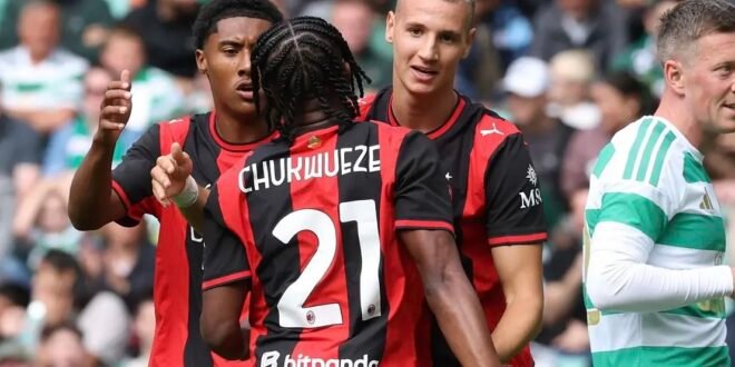 Chukwueze Provides Assist In Milan’s 2-2 Draw Against Celtic