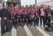 FC Ebedei players and officials arrive in Europe for training tour