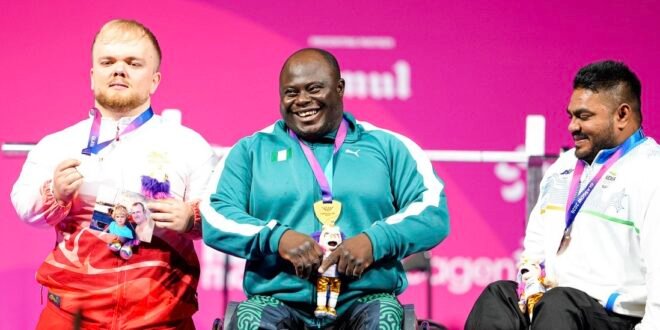 Glasgow 2026: Weightlifter Idris wins Team Nigeria’s third gold medal