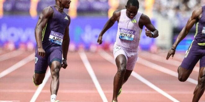 Kayinsola Ajayi wins London Diamond League 100m title