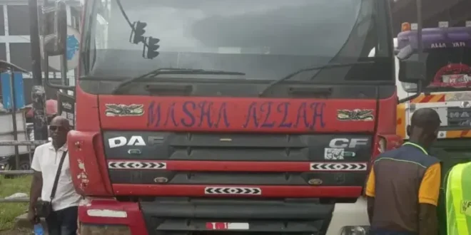 LASTMA arrested the driver of a tanker after claims of a fatal hit and run costing the life of the motorist in Lagos