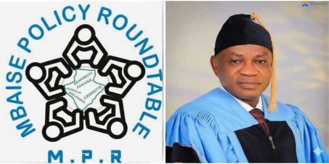 Mbaise Policy Roundtable applauds the appointment of FUTO’s new vice-chancellor, Prof. INS Dozie, donate one million Naira for the community celebration