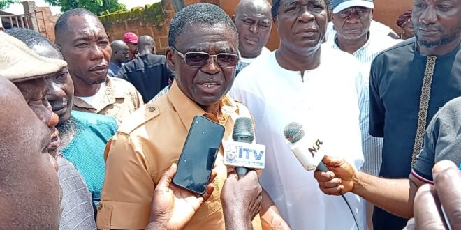 NIS DG Shaibu votes in Edo LG election, reveals why Tinubu will win 2027 presidential election