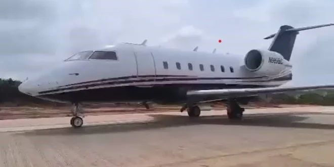 NSIB reveals how a private jet mistakenly landed on an Asaba construction road