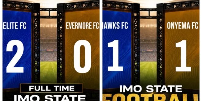Onyema FC advance to the Imo FA League final, ticket to the Eye Nationwide Division Two playoffs