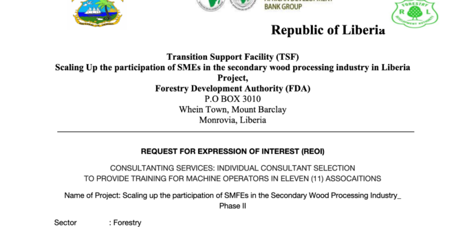 REOI for Traininhg of Machines Operators 11
