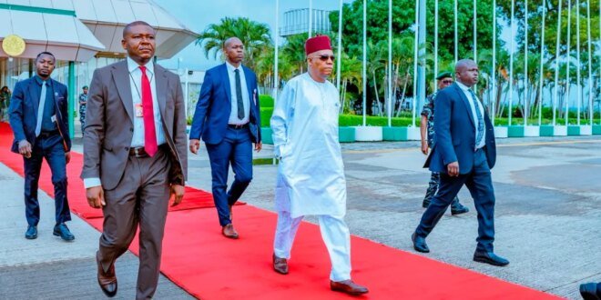 Shettima arrived in Sierra Leone to attend the ECOWAS summit