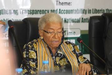 Sirleaf Urges Boakai to Back Anti-Corruption Court