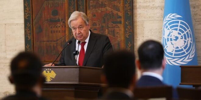The UN chief hailed Syria’s ‘enabling moment’ on his first visit since the fall of the Assad regime