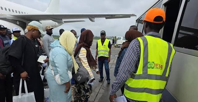 The latest group of 40 Nigerians returns from South Africa