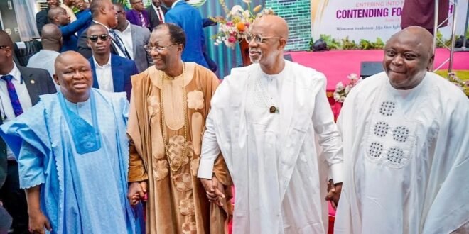 The religious service turns political as supporters of Yayi and Adebutu clash at the funeral service