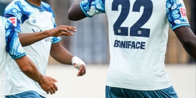 Victor Boniface scores two goals in Bayer Leverkusen’s preseason match