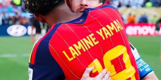 Yamal consoles a heartbroken Messi after Spain’s 2026 World Cup triumph