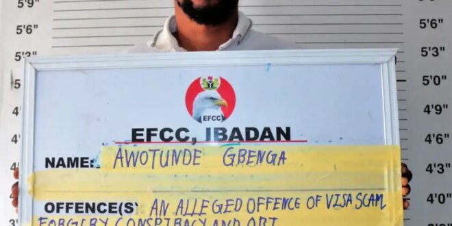 EFCC indicts 3 people for alleged visa fraud in Ibadan