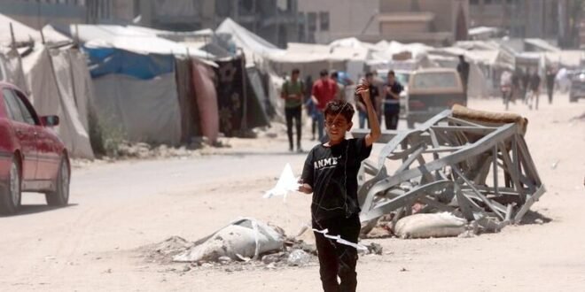 Four children were killed as separate attacks in Gaza destroyed aid supplies