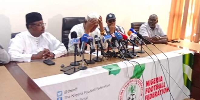 Gusau formally announces his resignation as president of the NFF