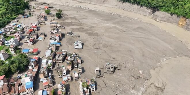 The shock and destruction is still occurring, a day after the Himalayan flood disaster